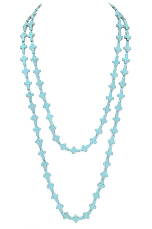 60 inches Cross Convertible Long Necklace
