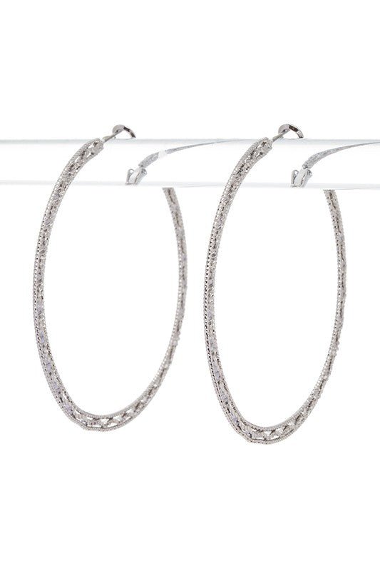 Mix Texture Iconic Hoop Earrings - Loving It Shop