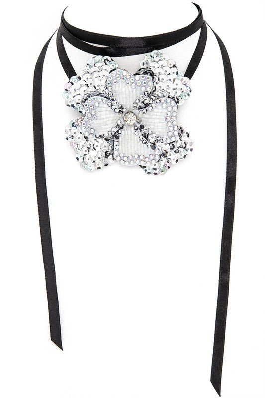 Beaded Sequins Embellished Convertible Necklace - Loving It Shop