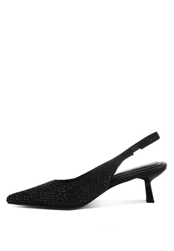 Julep Flyknit Rhinestone Slingback Sandals - Loving It Shop