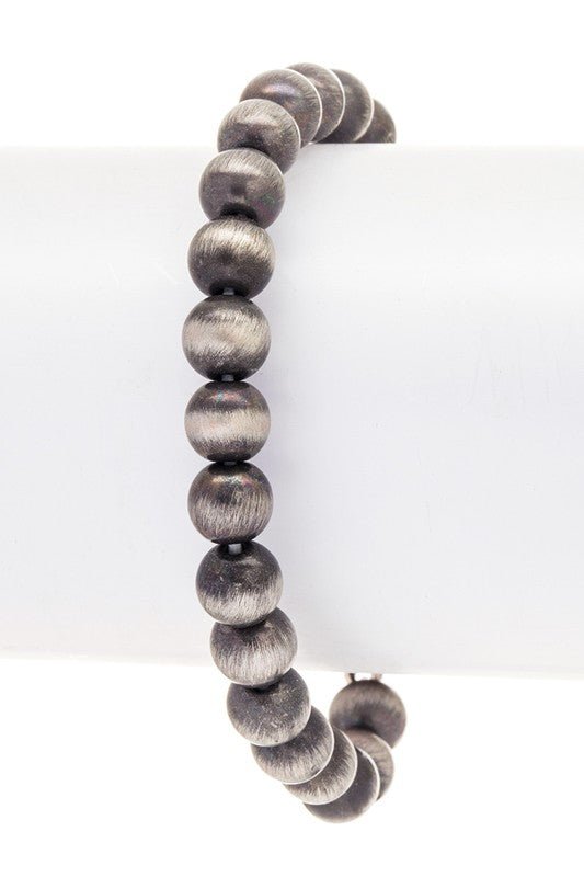 Mix Tone Navajo Beads Stretch Bracelet - Loving It Shop