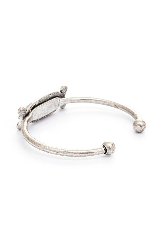 Turquoise Adjustable Open Bangle - Loving It Shop