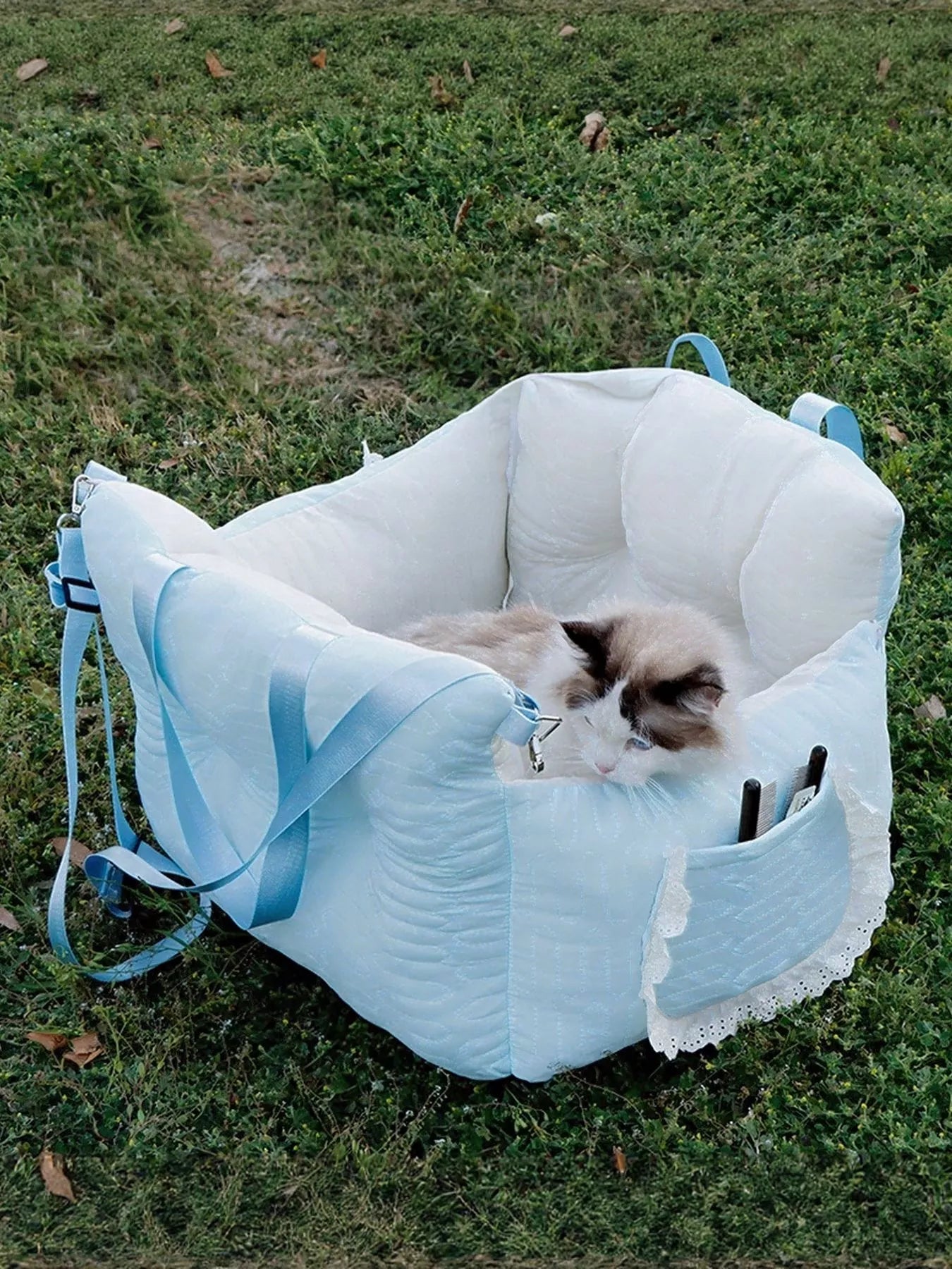 Comfortable &amp; Secure Pet Car Seat Carrier