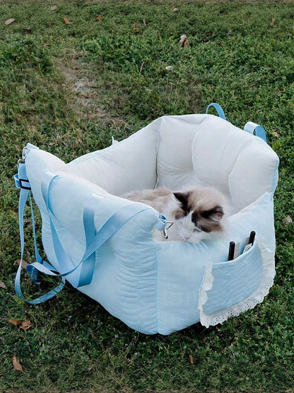 Comfortable &amp; Secure Pet Car Seat Carrier