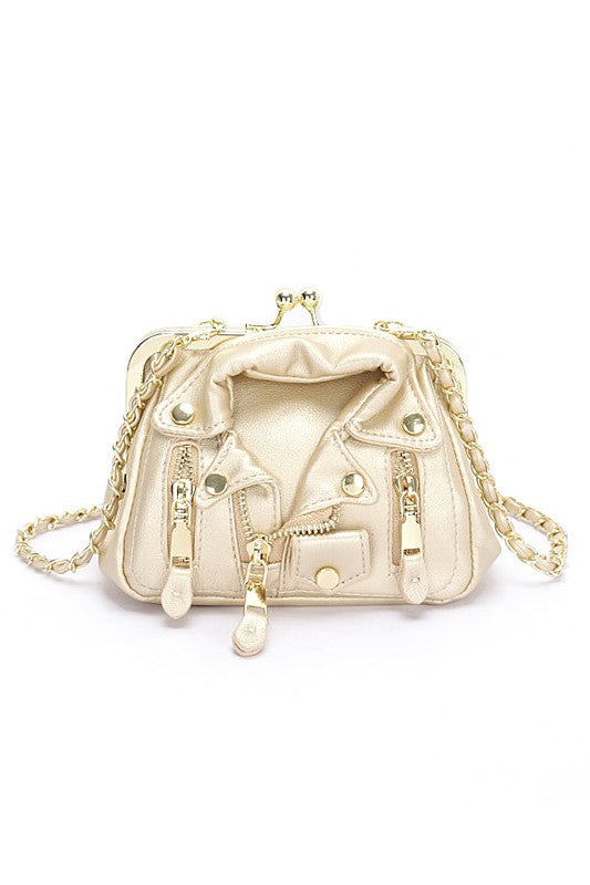 Fashion Handbag Leather Jacket Swing Bag Stylish Iconic Design