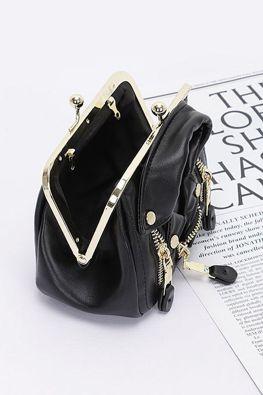 Fashion Handbag Leather Jacket Swing Bag Stylish Iconic Design