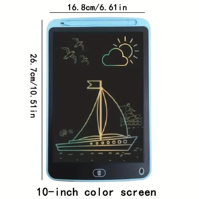 Digital LCD Writing Tablet with Stylus Pen – Reusable Wipeable Dry-Erase Doodle &amp; Drawing Board