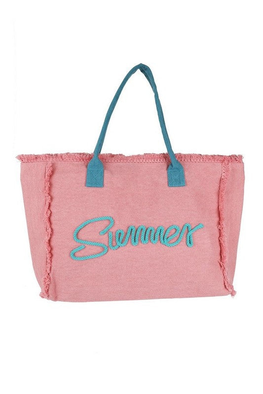 Fashion Tote Oversize Fringe Summer Stylish Casual Bag