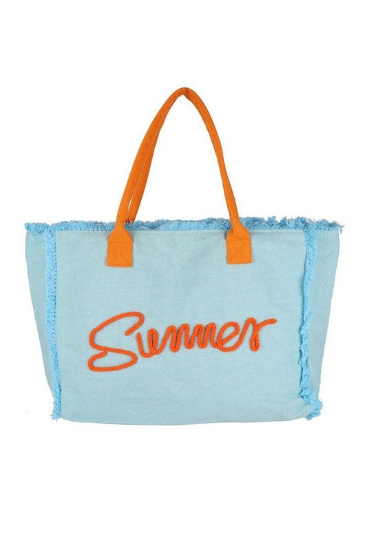 Fashion Tote Oversize Fringe Summer Stylish Casual Bag