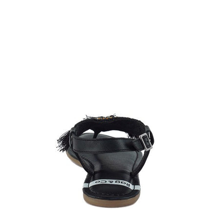 Risha Genuine Leather Tassel Sandals