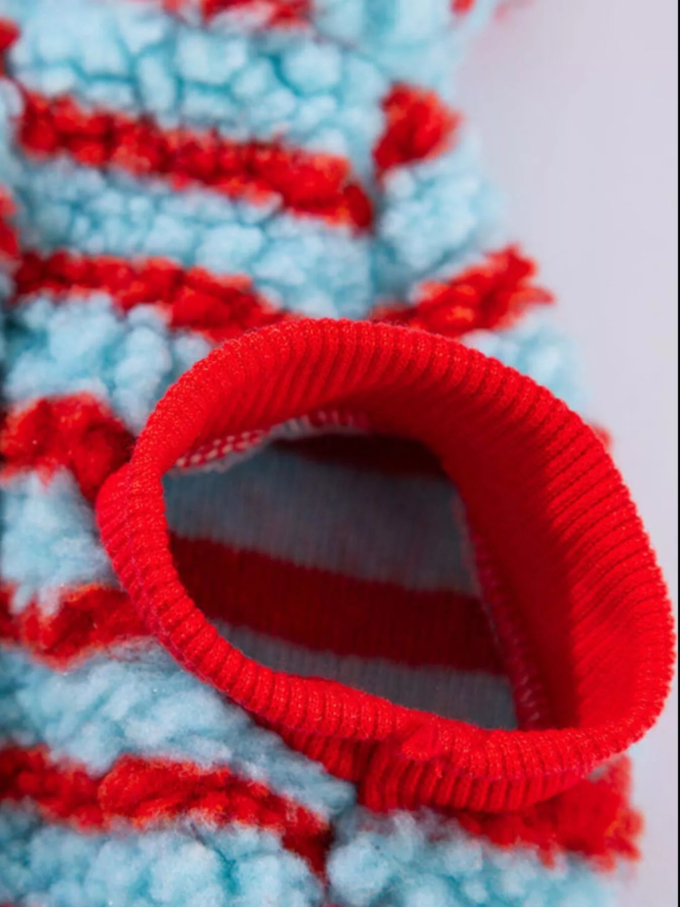 Striped Hooded Plush Pet Sweater - Loving It Shop