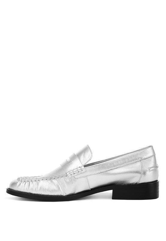 Plavia Genuine Leather Loafers - Loving It Shop