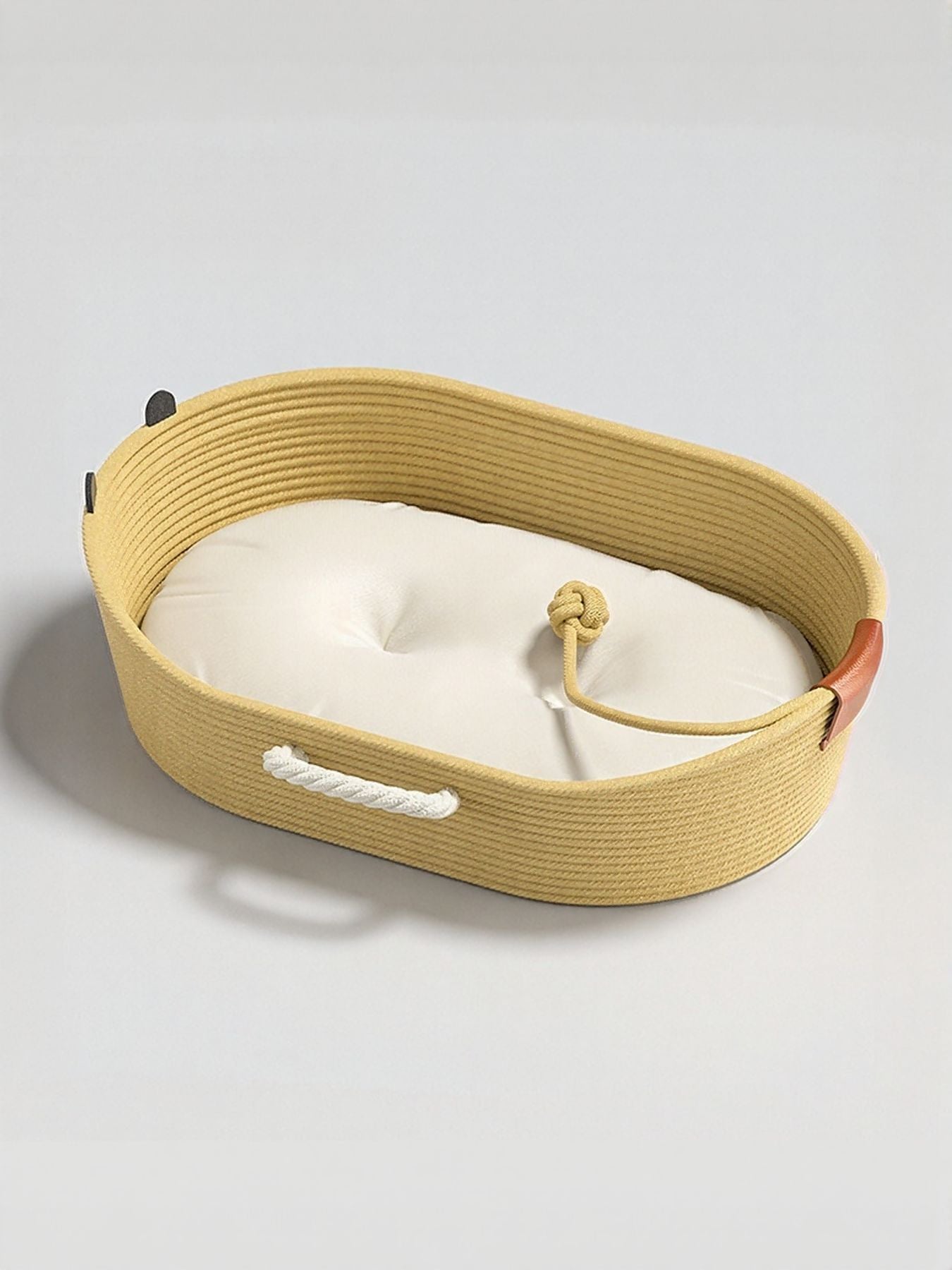 Woven Rope Oval Pet Bed - Loving It Shop