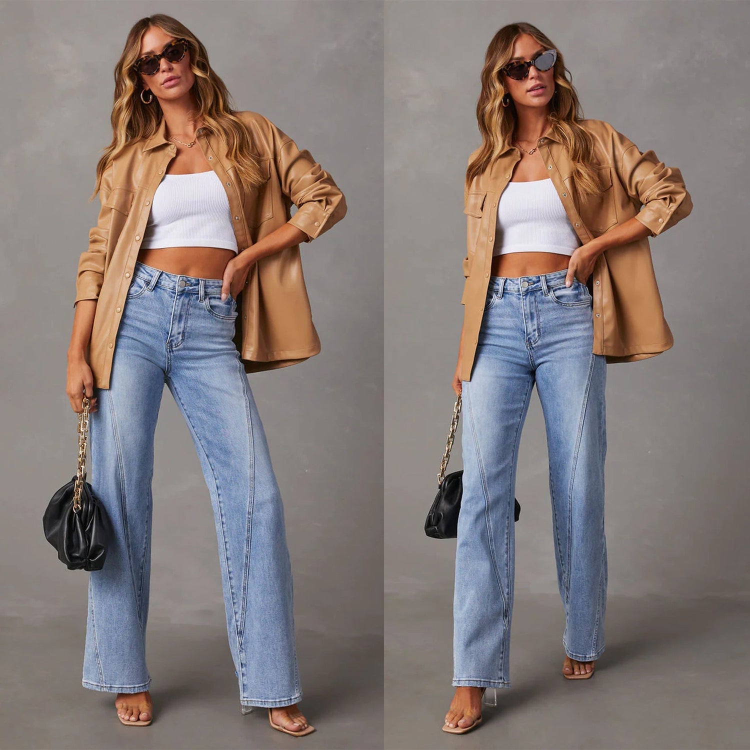 Casual Patchwork Women&