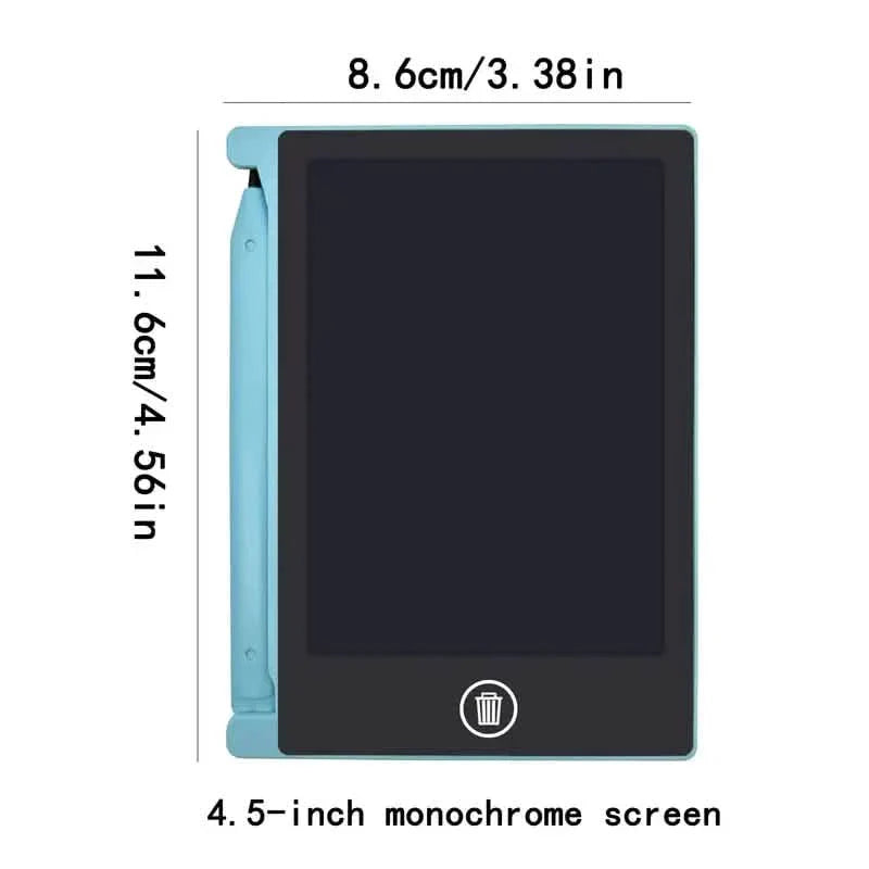 Digital LCD Writing Tablet with Stylus Pen – Reusable Wipeable Dry-Erase Doodle &amp; Drawing Board