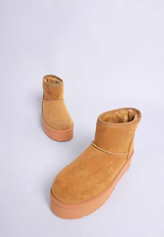 Derta Soft Microfiber Snow Boots