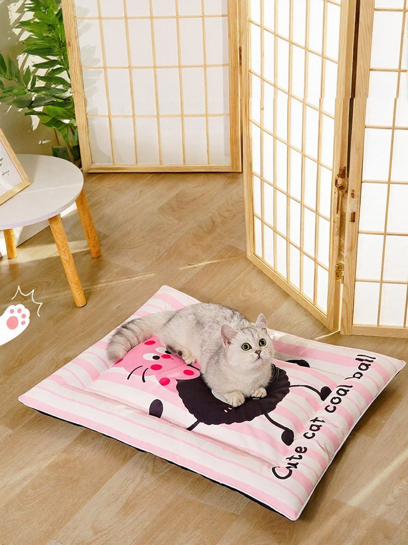 Cat Striped Pet Mat &amp; Bed - Loving It Shop