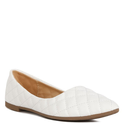 Rikhani Quilted Detail Ballet Flats