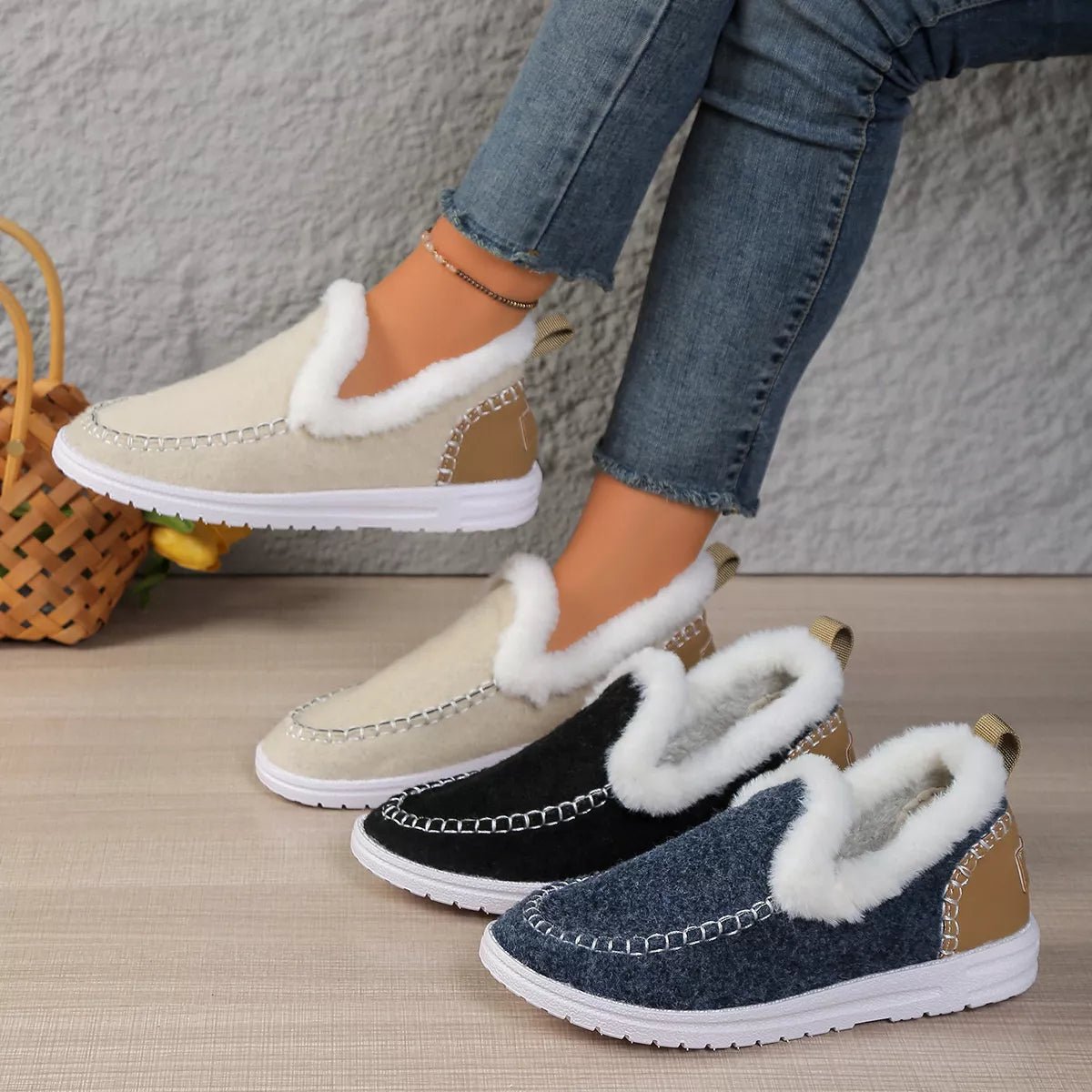 Plush - Lined Slip - Ons - Loving It Shop