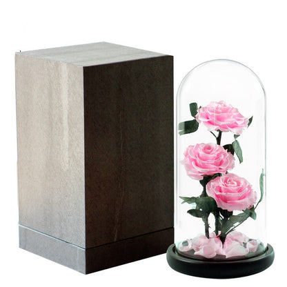 Double Preserved Flower Rose Valentine&