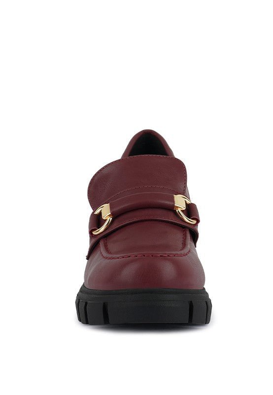 Evangeline Chunky Platform Loafers - Loving It Shop