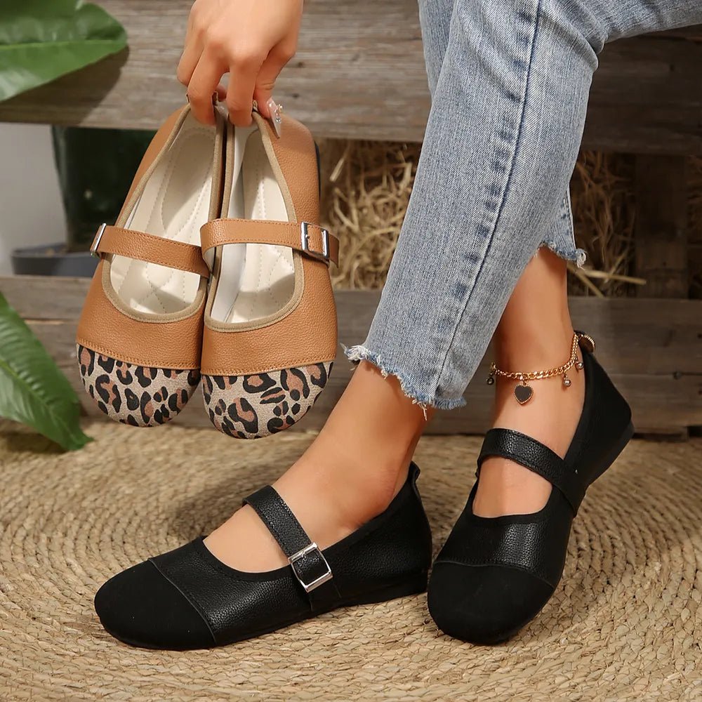 Round Toe Flats Loafers - Loving It Shop