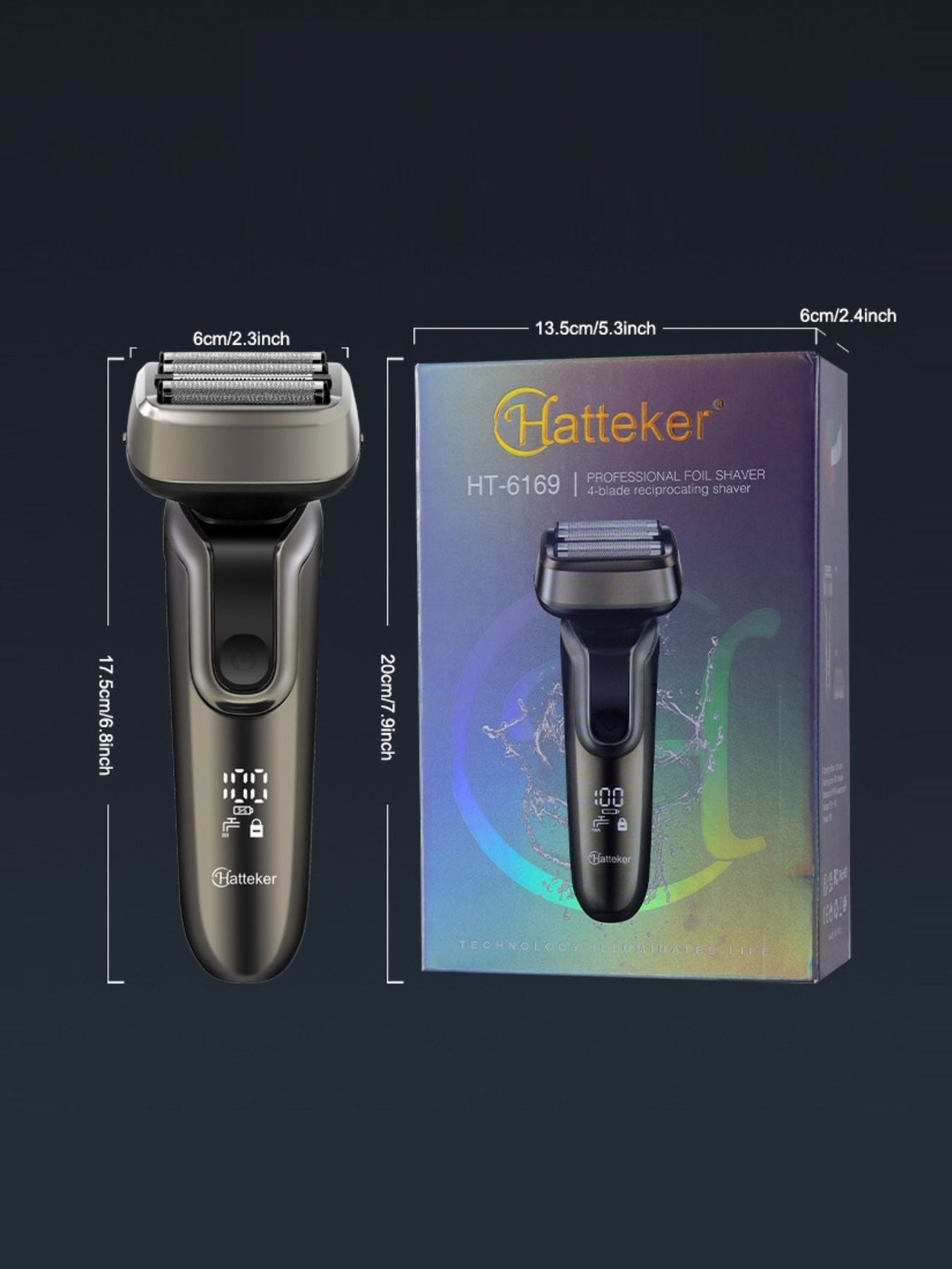 Electric Shaver with LED Display - Loving It Shop