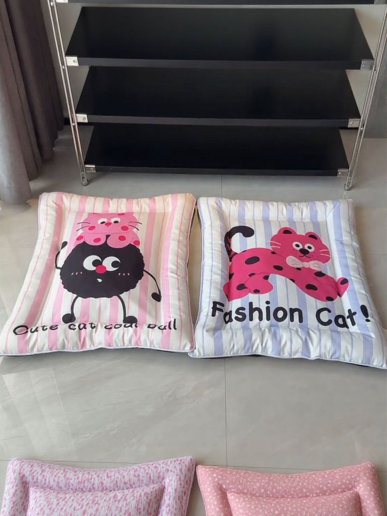 Cat Striped Pet Mat &amp; Bed - Loving It Shop