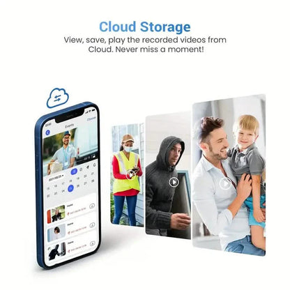 1080P HD Smart Doorbell Camera with AI Detection &amp; Night Vision