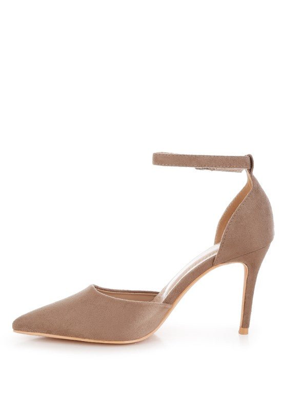 Dolona Microfiber Stiletto Heel Sandals - Loving It Shop