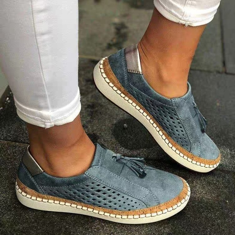 European And American Tassel Fashion Slip-on Women&