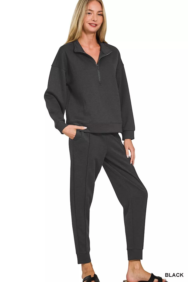Scuba Half Zip Pullover and Jogger Set