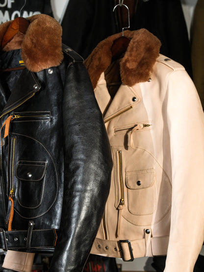 Detachable Fur Collar And Belt Fully Equipped Men&