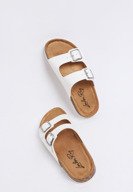 Gloriosa The Double Strap Slide Sandals