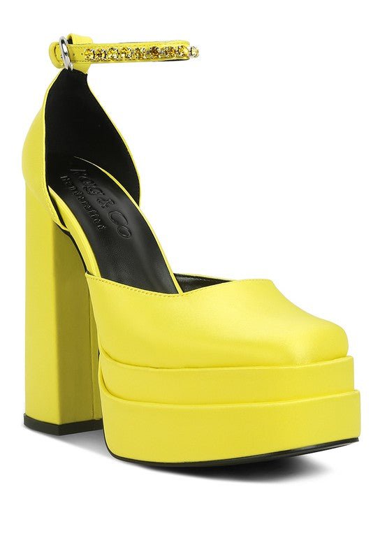 Martini Sky High Platform Sandals - Loving It Shop