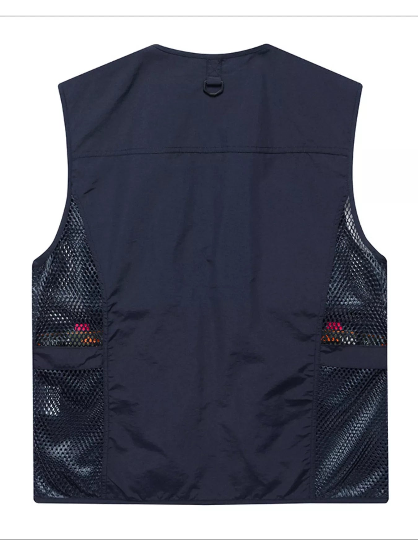 Men's Full Size Multi-Pocket Breathable Vest Plus Size