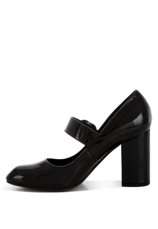 Primula Block Heel Mary Jane Sandals