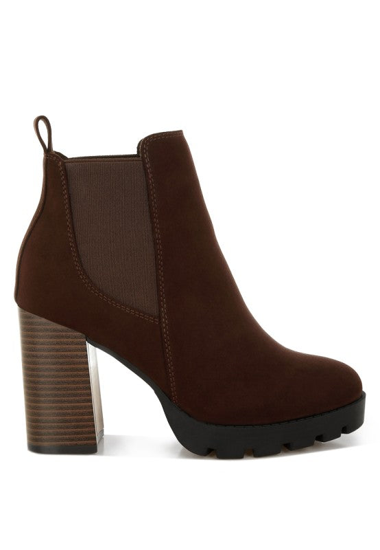SONIA BLOCK HEELED BOOTS