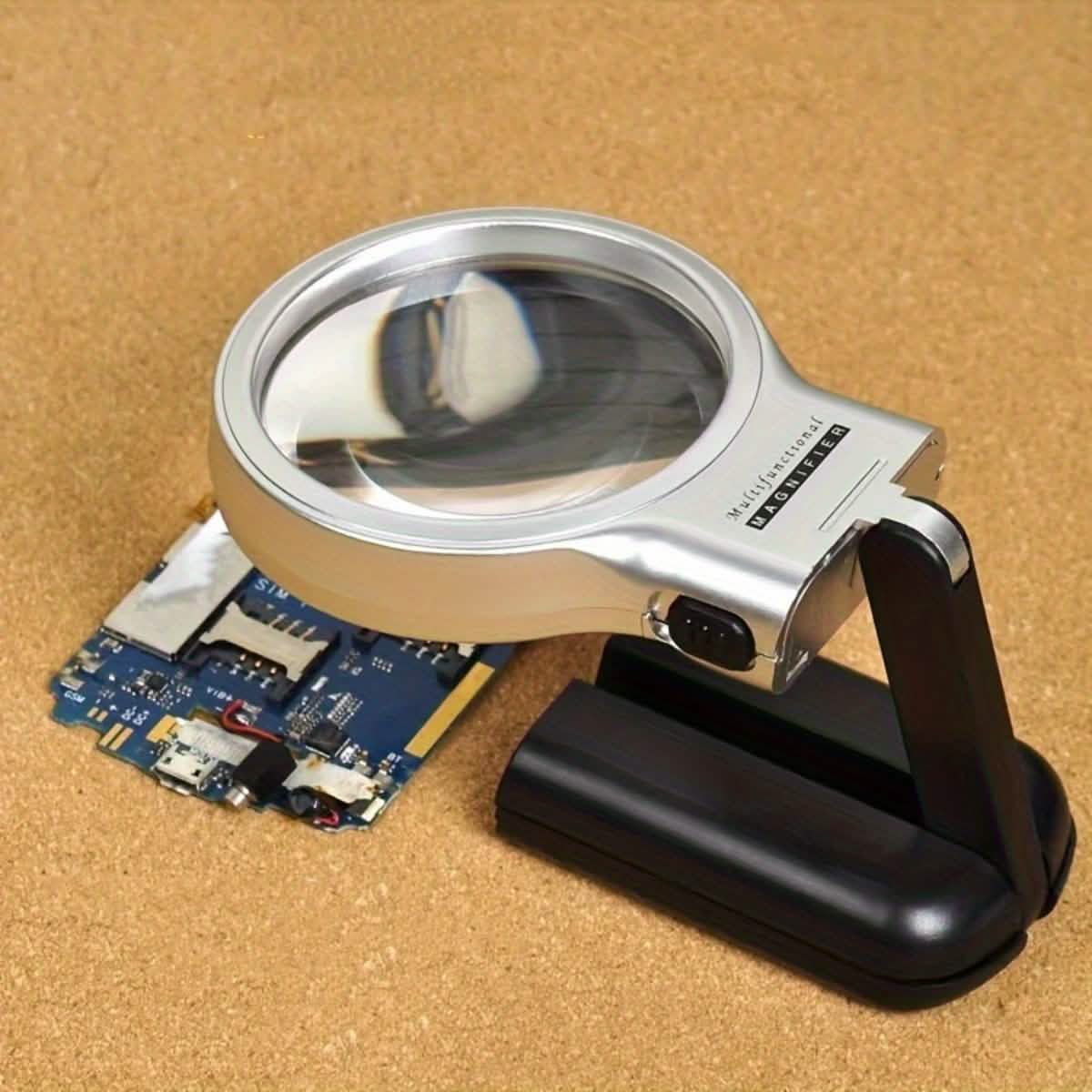 Foldable HD Multi-Power Magnifying Glass (Handheld &amp; Desktop)