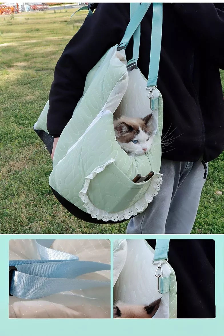 Comfortable &amp; Secure Pet Car Seat Carrier