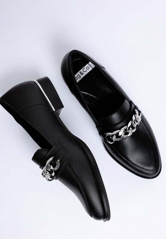 POLA Leather Horsebit Loafers - Loving It Shop