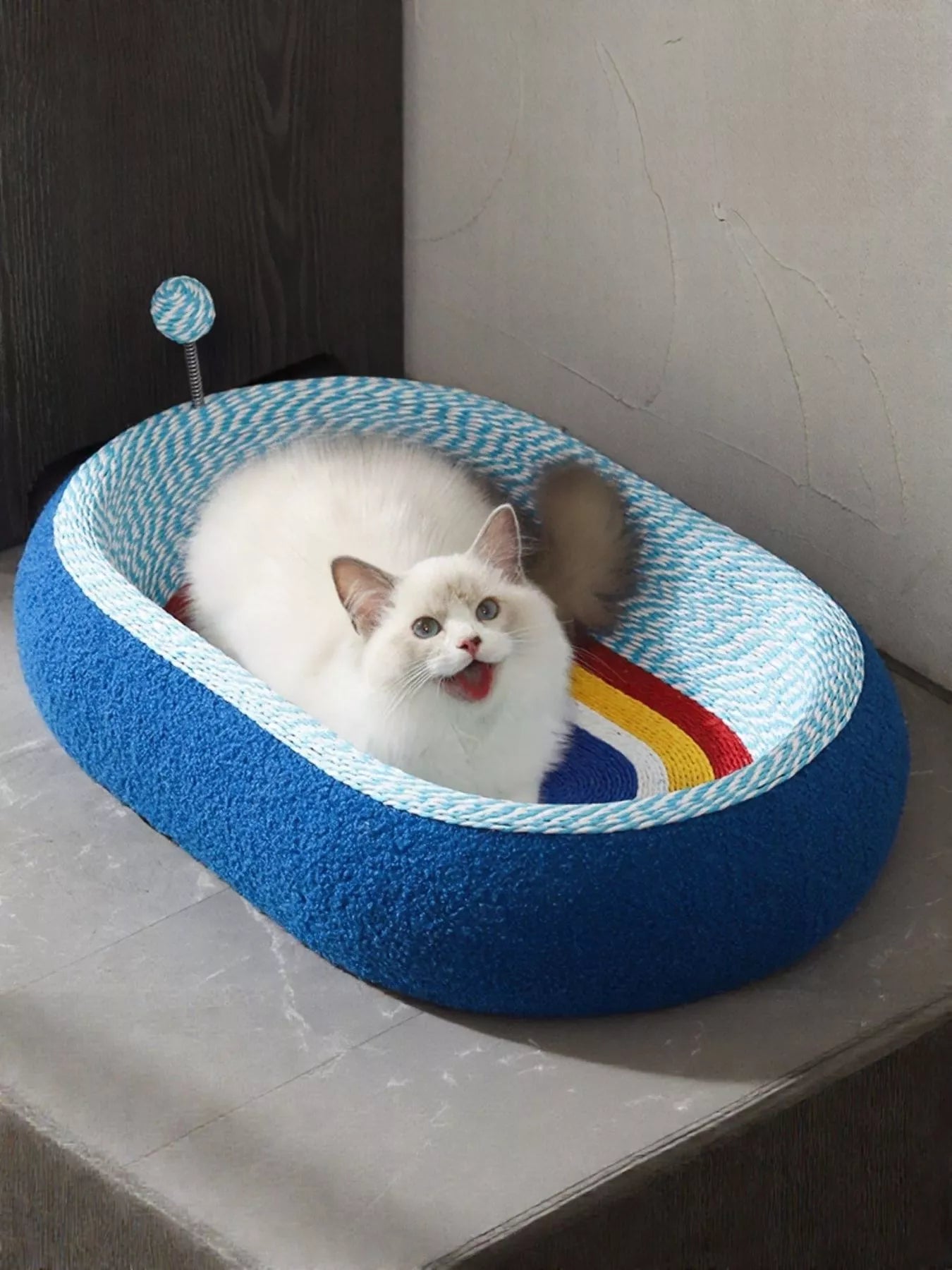 Wear - Resistant Sisal Cat Scratcher Bed - Loving It Shop