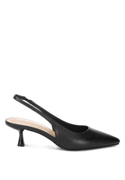 Shala Kitten Heel Slingbacks