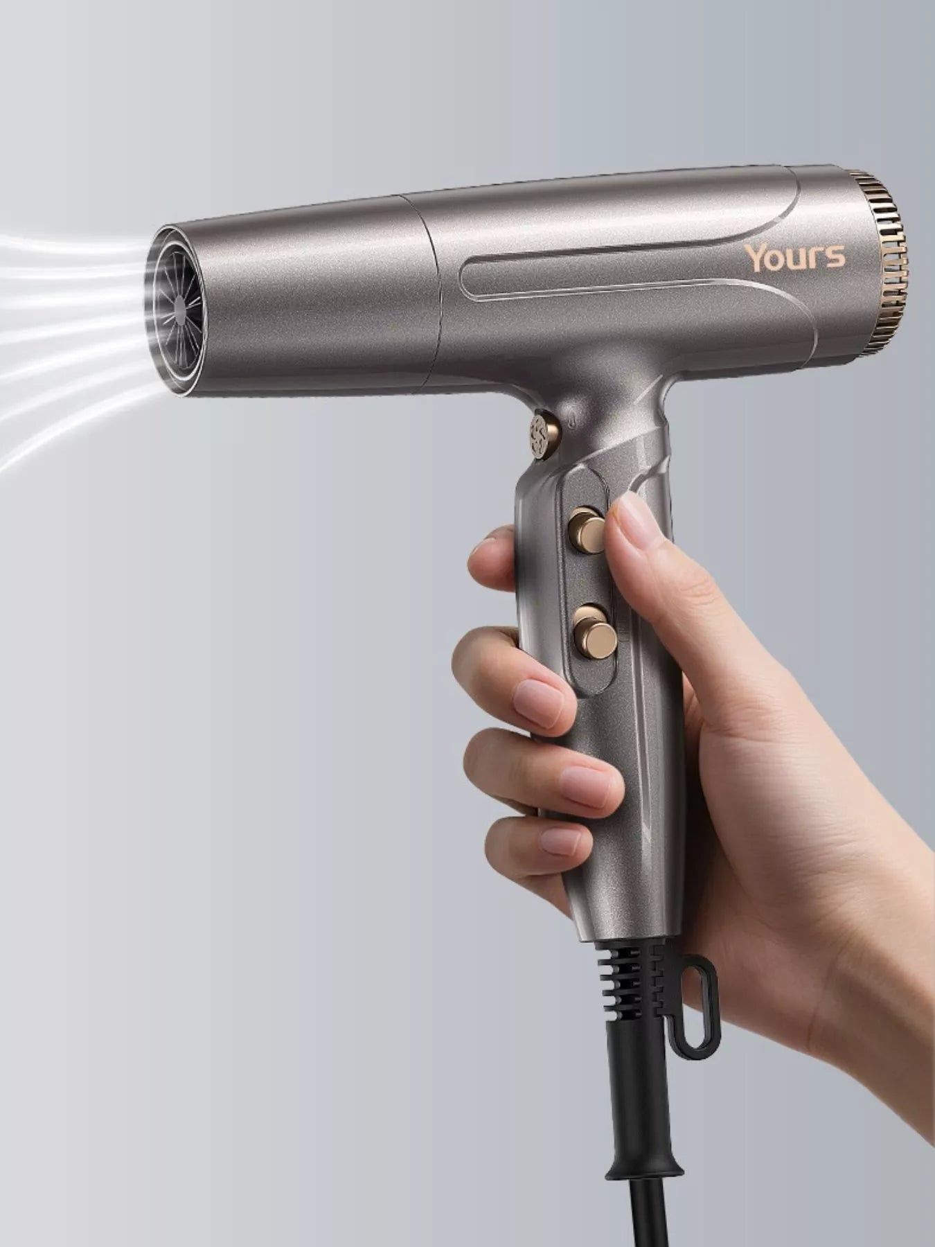 High - Speed Hair Dryer with Temperature Control - Loving It Shop