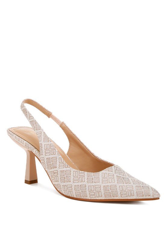 Faina Pointed Toe Kitten Heel Pumps - Loving It Shop