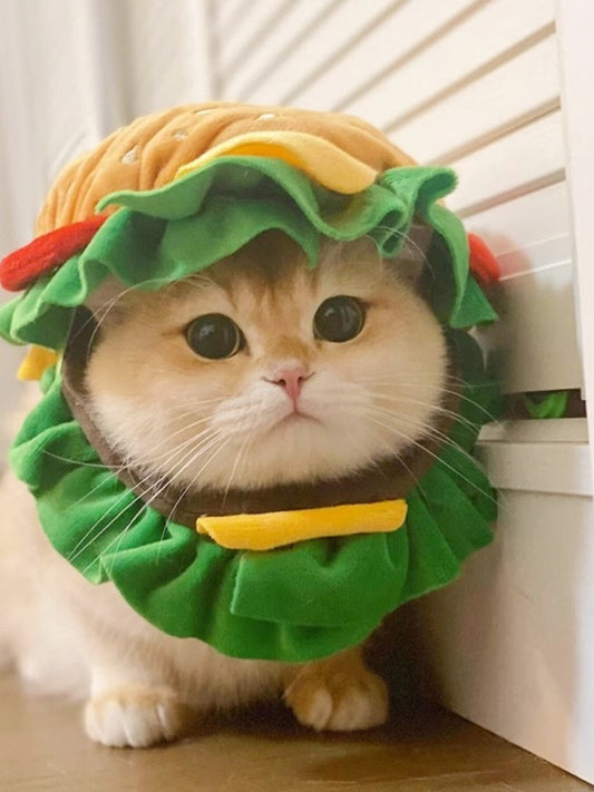 Hamburger Style Pet Headwear - Loving It Shop
