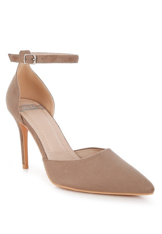 Dolona Microfiber Stiletto Heel Sandals - Loving It Shop
