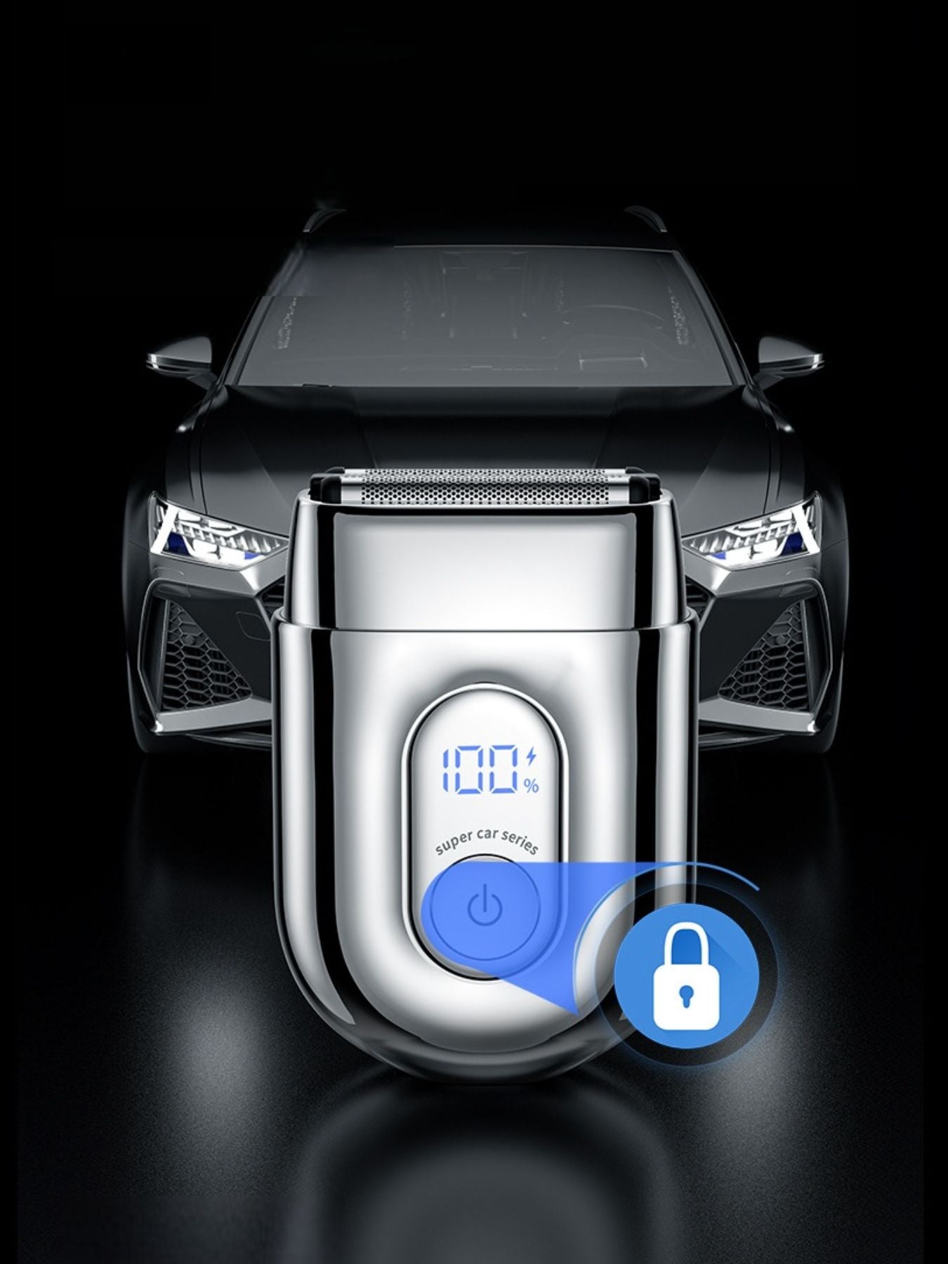 Portable Mini Shaver with LED Display - Loving It Shop