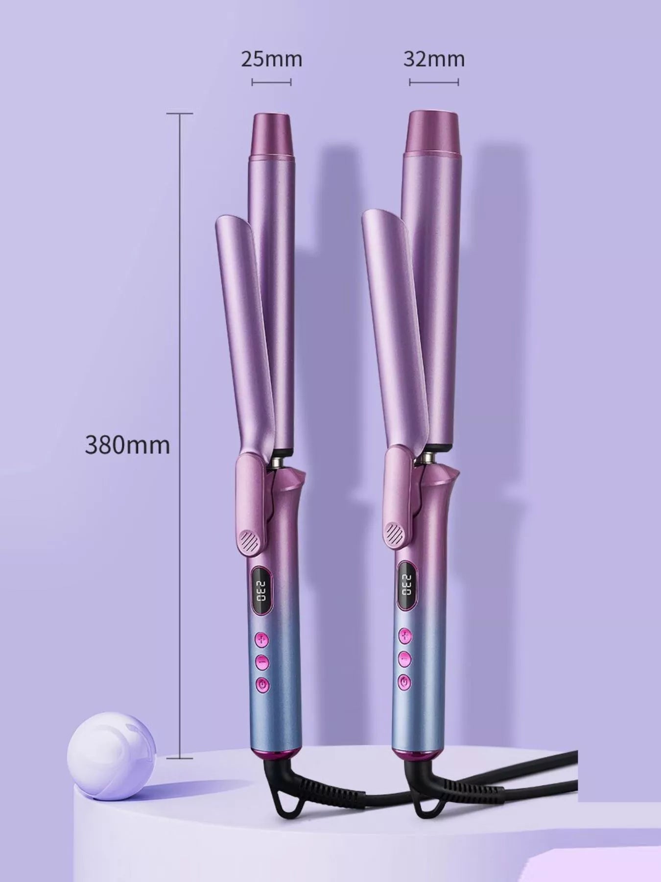 Adjustable Temperature Curling Iron - Loving It Shop