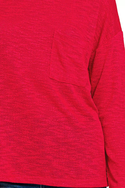 Slub Hacci Long Sleeve T-Shirt